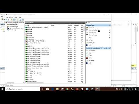 How to Add exception rule in Windows Firewall for SQL Server