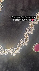 Struggling to find the perfect ruby set? Look no further, because we've got you covered! 🌟✨️ Whether you're searching for a gift or treating yourself to something special, our curated collection of ruby sets is designed to captivate. So ladies , Why settle for ordinary when you can adorn yourself with extraordinary beauty?? #rubyset #rubyradiance #rubylover #rubynecklace #necklaceset #fashionaccessories #Rubypassion #partywear #reels #jewerlylover #jewelryobsessed #reelsinstragram #reelsfb #ree