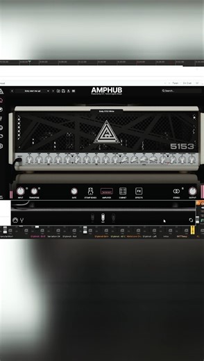 My metal guitar tone (Omega Ampworks vs AMPHUB 5153 and stl TONEHUB) #metal #guitar #newriff