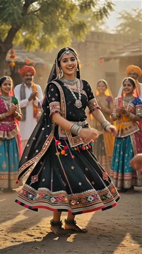 ✨ Gaon Ki Gujarati Timli | Amazing Garba Dance Video 💃❤️ #Shorts#shortvideo #shortsfeed
