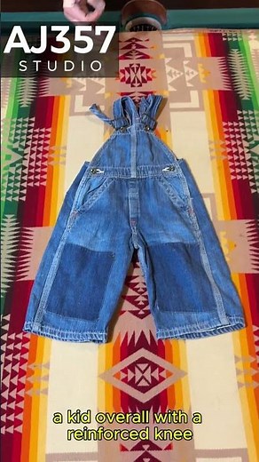 AJ357 Denim Kid Overall 🇺🇸 Vintage-Inspired Kidswear | AJ357 Studio #vintage