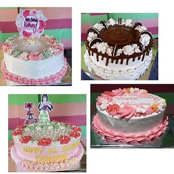 4 Basic Cake Design For Beginners using Boiled Icing