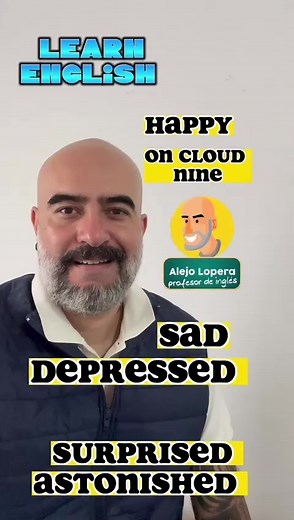 Aprende inglés con Alejo Lopera Inglés, hoy, emociones | ALEJO Lopera