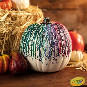 580 reactions · 177 shares | Celebrate Halloween with colorfully decorated pumpkins! Use Crayola Crayon Melter to design your seasonal decor with melted wax. Save 40% on crayon art bundles when you buy a Crayon Melter. Use Promo Code MELTER40! | Crayola | Facebook