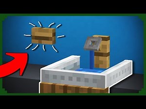 how to make a working faucet in minecraft