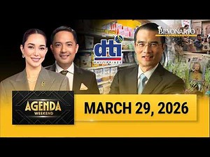Agenda Weekend | March 29, 2026