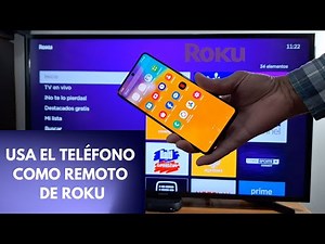Cómo usar tu teléfono como control remoto de Roku TV, usa la aplicación Roku