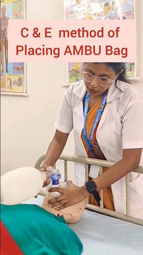E-C Technique Perfect Ambu Bag Placement #Ambubag