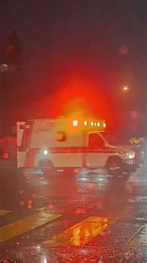 Los Angeles County Fire Department Squad 11 & Falck Ambulance Responding / Transporting