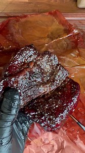 5.3K views · 48 reactions | Gotta love a smoked Chuck roast. A cheaper cut of meat that comes out so amazing when cooked properly. This was smoked until the bark set. Then wrapped in butcher paper with some butter. When it probed tender (around 204 degrees) I pulled it from the grill and let it rest. #recipes #bbq #hookedonbbq | Hooked on BBQ | Facebook