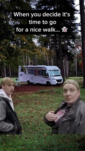 We found the perfect hidden campsite #vanlife #motorhome #camping