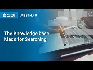 Laserfiche Tutorial: The Knowledge base Made for Searching