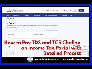 How to Pay TDS and TCS Challan on Income Tax Portal with Detailed Process in 2024
