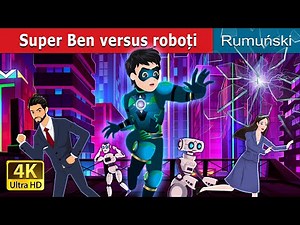 Super Ben versus roboți | Super Ben vs Robots in Romanian | @RomanianFairyTales