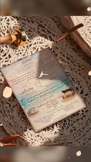 Pearl Elegance Wedding Invitation Card | Customizable Elegant Dawoodi Bohra Design