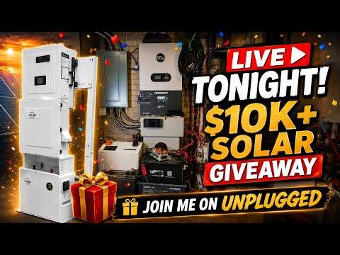 Giving Away a $10,000 Solar Setup — LIVE Tonight!