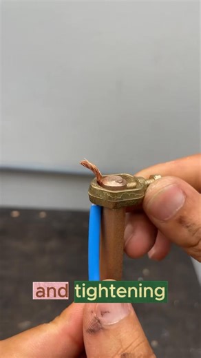 14K views · 54 reactions | Proper way to secure a cable to a grounding rod Professional and safe technique #CaliGarage #ElectricalFix #GroundingPro | Creative Tips | Facebook