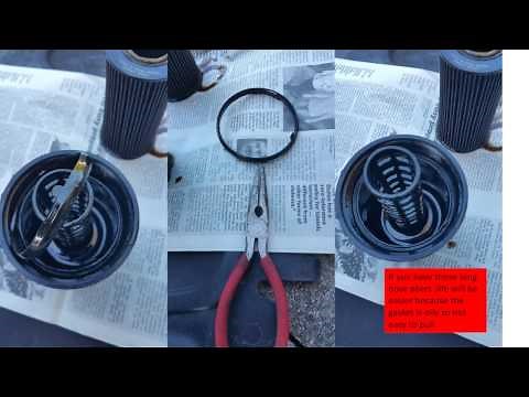 Engine oil and filter change on a 2012 VolksWagen passat 2.5