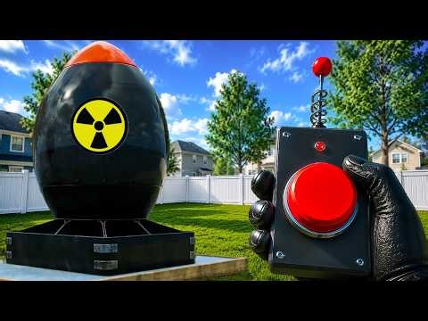 I Finally Built & Launched the Atomic Bomb in My Garden!