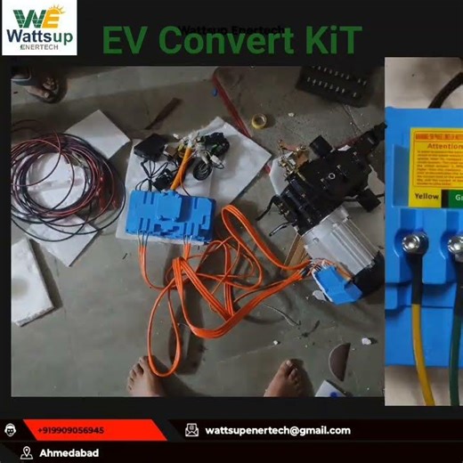How to convert EV retrofitting kit ,How to use Datai Motor and Controller