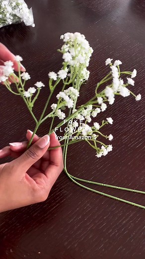 DIY Wedding Flowers with Fake Babys Breath - Wedding Florals DIY