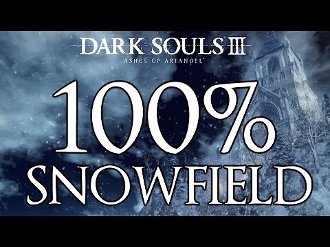 Dark Souls 3 Ashes Of Ariandel 100% Walkthrough #1 Snowfield (All Items & Secrets)