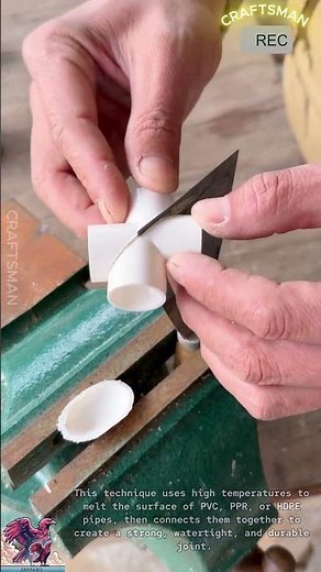 Heat Welding Plastic Pipe Pro Technique #video #vairalvideo #technology