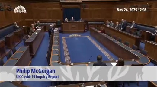 1.9K views · 60 reactions | Speaking on the Covid Inquiry module 2C findings where Michelle ONeil has been heavily criticised for a number of failures not least bringing thousands out onto the streets during Covid restrictions when people couldn’t see their loved ones as they passed away and died alone. | Paul Frew DUP | Facebook