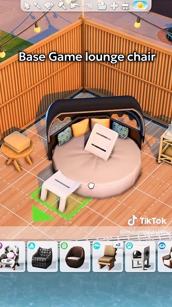 Custom Poolside Splash Kit Build in The Sims 4