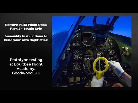AuthentiKit Spitfire MkIX Flight Stick - Part 1, The spade grip