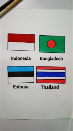 easy country flag drawing#shorts #flags#drawing