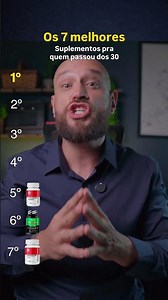 Os 7 Melhores Suplementos para quem passou dos 30 anos 🚀 #suplementos #saude #nutrição