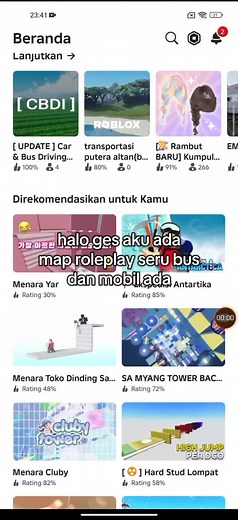 Tutor Cara Masuk dan Membeli Bus di Roblox