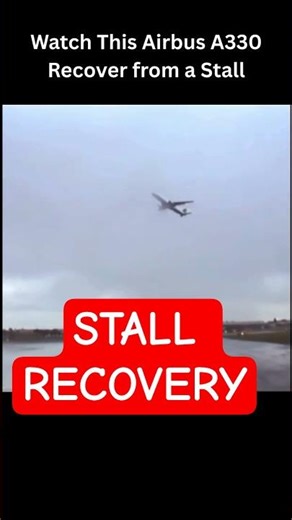 Airbus A330 Stall & Recovery #shorts