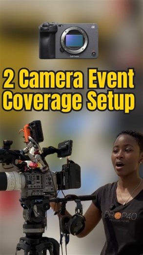 How I Run a Two-Camera Event Setup Like a Pro Full Video on YouTube Here: https://youtu.be/ky5BpjIZMJw Behind the scenes of a full two-camera event setup — Sony FX6 and FX3 working together to capture every angle 🎬 A-Cam: FX6 with the 70–200mm, Atomos Ninja monitor, and a Lark Max 2 wireless feed straight from the DJ board. B-Cam: FX3 on the Ronin RS4 Pro, paired with the Sony ECM-M1 mic for flexible pickup patterns and a Tiffen ND for exposure control. Power, redundancy, and timecode sync keep