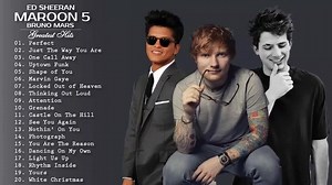 MAROON 5 / ED SHEERAN /BRUNO MARS - - PLAYLIST | DeChronos SDN BHD -1224964t