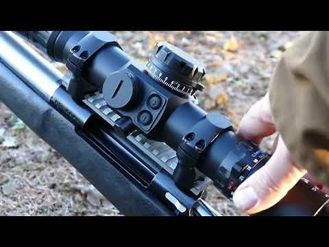 Mounting a rifle scope and adding the right MOA rail for long range shooting
