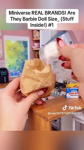 Miniverse REAL BRANDS! Are They Barbie Doll Size_ (Stuff Inside!) #1 #miniverse #brands #doll #barbie