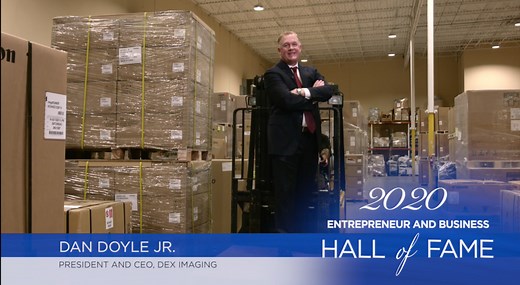 Our CEO Dan Doyle Jr. Inducted to the NSU Entrepreneur Hall of Fame - Copiers | Printers | Ink | Toner | Repair from DEX Imaging