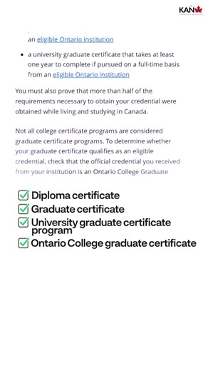 Did you know that completing a PSW course does NOT make you eligible under Ontario’s International Student Job Offer Stream? 😱 Here’s why 👇 ❌ PSW is a certificate program, not an Ontario Graduate Certificate or Graduate Diploma. ✅ To qualify, your last program (within 2 years) must be one of these: -college diploma, -graduate degree, -graduate diploma course diploma certificate, -graduate certificate, -university graduate certificate programs, -Ontario College graduate certificate, -undergradu