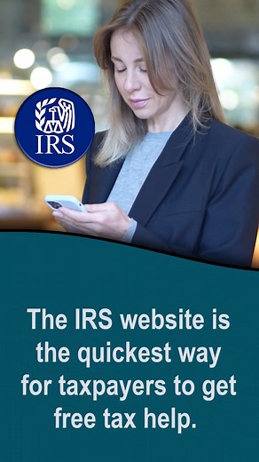 Looking for answers to your tax questions? The #IRS website is the quickest way for taxpayers to get free tax help. See: www.irs.gov/file. | IRS
