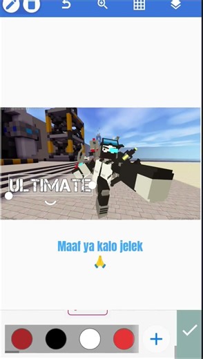 Bikin profile Game aku di mini world#miniworldblockart