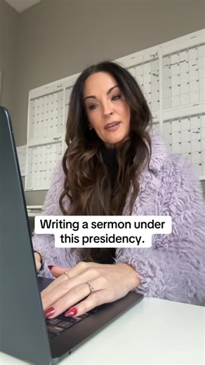 Kristin Mockler Young on Instagram: "Write a sermon? Under these conditions?! Well…okay then… 🙃 #wwjd #truechristianity #lovegodlovepeople"