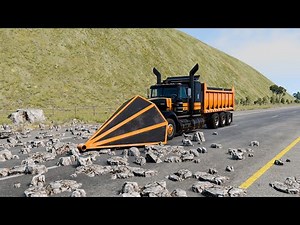 Mobil vs Rock #1 - BeamNG Drive