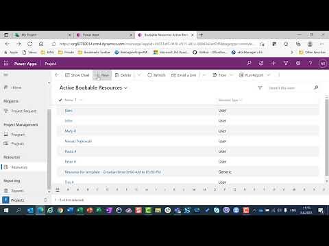 How to setup nonworking days for Resource in Project for the Web