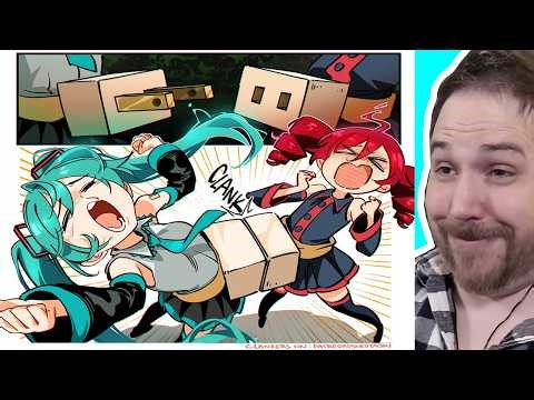 ANIME ROBOT GIRLS CHARGING IN THE WEIRDEST WAY - Anime Memes