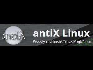 AntiX Linux Install (Proudly anti-fascist ,"antiX Magic") #linuxdebian, #linux #linuxinstallation