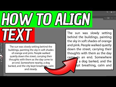 How To Align Text In Illustrator 2026 (Fast And Easy)