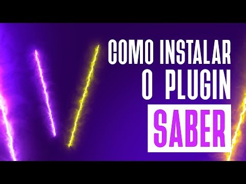 Como instalar o plugin Saber no After Effects (FREE)