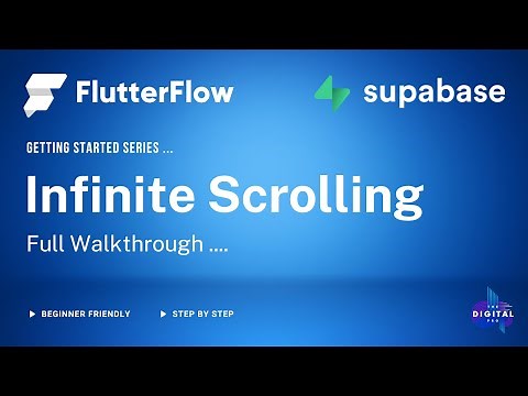 #Supabase Add Infinite Scrolling to your #FlutterFlow App